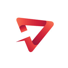 Arrow Play Logo in Vector