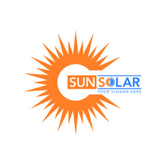Sun Solar Logo Design Business Logo 
