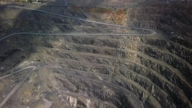 Opencast Mining Quarry for the Extraction of Ironstone Magnetite Ores