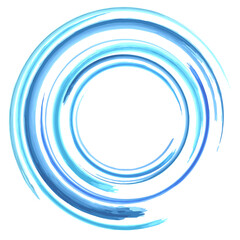 渦巻き　円　夏　アイコン