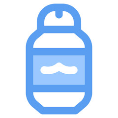Obraz premium Water bottle icon illustration