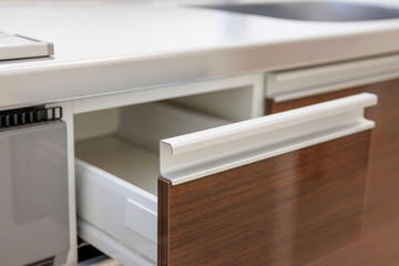 Image of kitchen drawer storage
