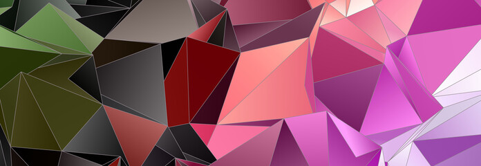 Obraz premium Abstract Low-Poly background. triangulated texture. Design 3d. Polygonal geometrical pattern. Triangular modern style