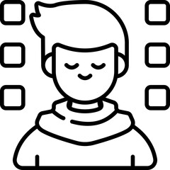 avatar outline icon