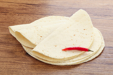 Mexican Tortilla circle bread for cooking