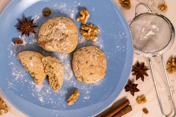 Fotobehang cavallucci biscotti della tradizione toscana © simonasbrilli