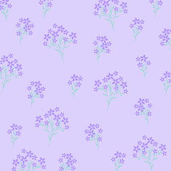 seamless background with snowflakes
