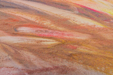 Abstract colorful Happy Holi background. Indian Holi festival of colours. Colorful powder explosion.