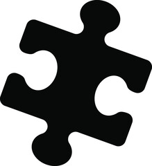 3d white puzzle with missing piece