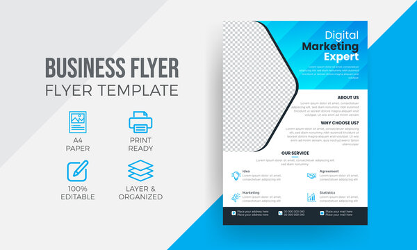 Corporate creative gradient colour business flyer template design set, abstract business flyer, vector template design or business poster template design