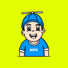 Cute Boy character illustration