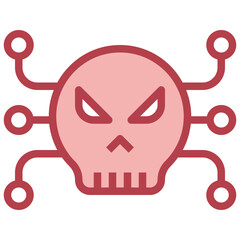 NETWORK red line icon,linear,outline,graphic,illustration