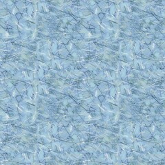 Abstract minimalist herbs seamless pattern in blue colours.
