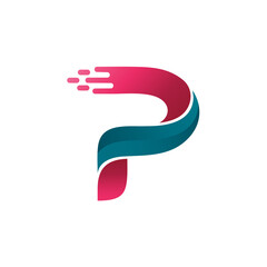 Letter P Logo in Vector