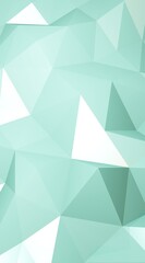 Abstract geometric pattern vertical Green background polygon triangle background brings the popularity and new trend of 3D rendering.