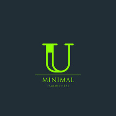 Letter U Logo Icon Design Template.
