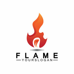 Fire Flame Logo design vector template