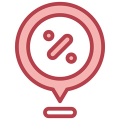 PLACEHOLDER red line icon,linear,outline,graphic,illustration