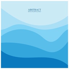 Obraz premium Background abstract Water wave vector illustration design