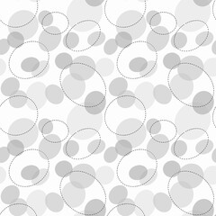 Seamless polka dots pattern for fabrics and textiles and packaging and gifts and cards and linens