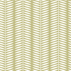Botanical vector seamless pattern. Simple scandinavian floral design. Vertical stripes with leaves, nature inspired pastel toned print for fabric, wallpaper, wrapping paper and stationery
