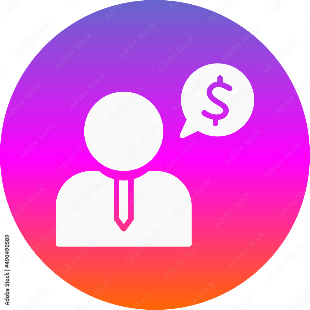 Sticker employee icon