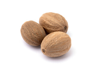 nutmeg isolated on white background