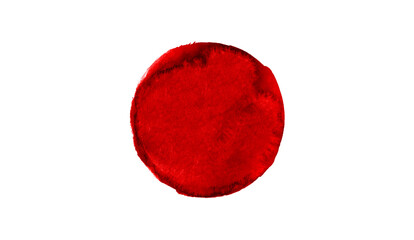 Japanese flag with background texture.