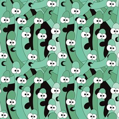 Obraz premium Kids seamless worms pattern for fabrics and textiles and packaging and linens and gifts and cards and hobbies