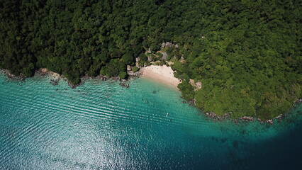 Drone footage from Perhentian Islands in Malaysia