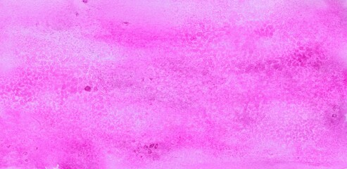 Absrtact soft watercolor backgraund. Hand painted light watercolor pink sky, paper texture