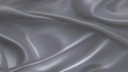 satin silver background material
