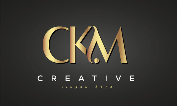 CKM creative luxury logo design