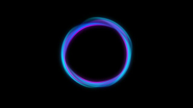 Purple blue magic aperture loop animation,alpha channel