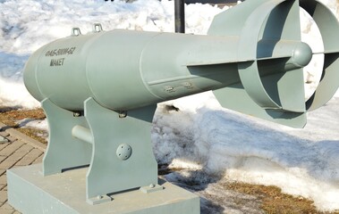 Exhibition of military equipment weapons. Tanks, armored personnel carriers, rocket launchers.