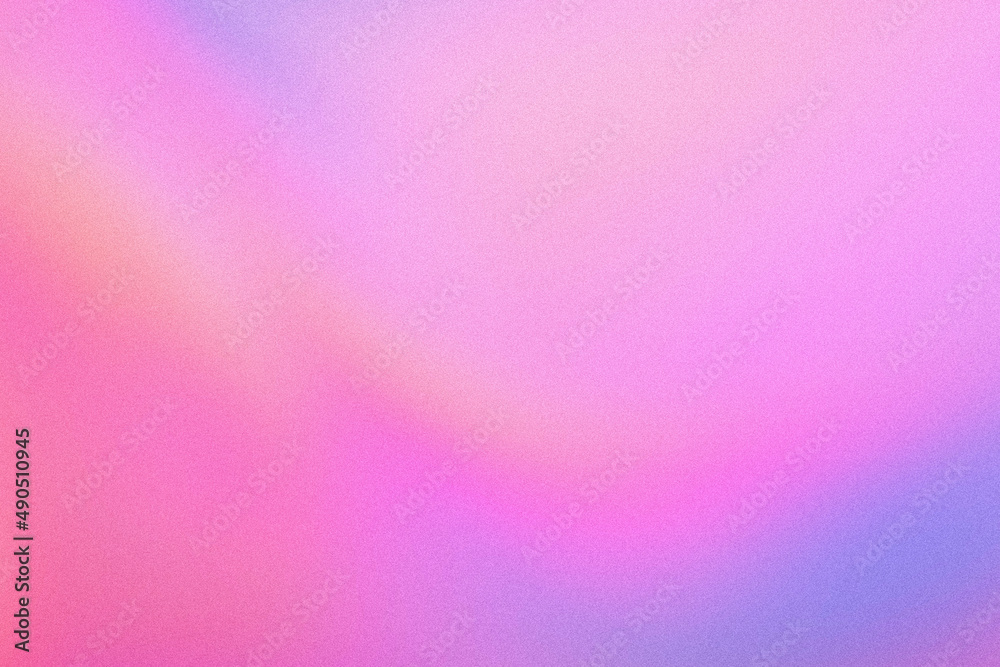 Poster abstract pastel pink purple holographic blurred grainy neon gradient digital background texture. col