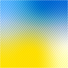 Blue and yellow soft gradient striped background. Ukrainian flag.