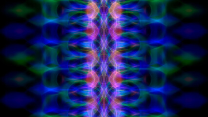 Abstract glowing purplish blue textured background.