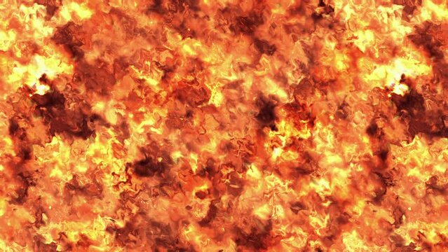 Moving fire background. Motion graphic