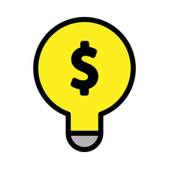 money lamp icon