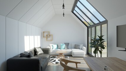 Fototapeta premium modern living room