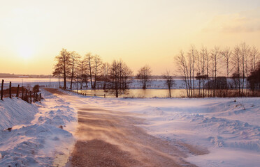 neige sur les vosges 