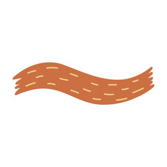 Wooden pointers for text Doodle illustration Hand drawn nursery baby scandinavian style, kids clipart naive art