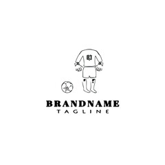soccer logo icon design template vector illustration