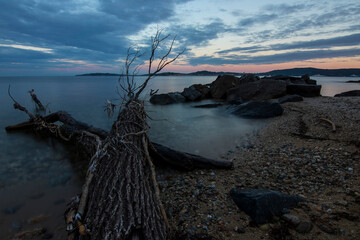 Fototapeta premium sunset on the beach