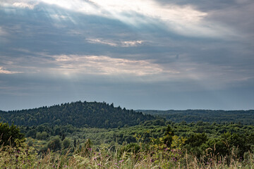 Obraz premium hilly landscape