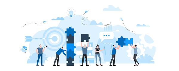Animation ready duik friendly vector Illustration. Conceptual business story.
