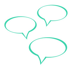 Speech bubbles flat vector icons set. Chat bubbles flat vector icons set Chat icon. One of set web icons Chat icon. Voice speech bubble vector icon. Messages icon.Communicate symbol. Dialogue of peopl