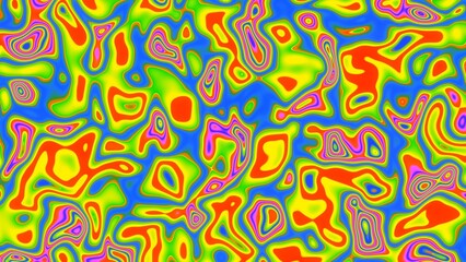 Colorful Thermal Imaging Texture Wave Background - obrazy, fototapety, plakaty