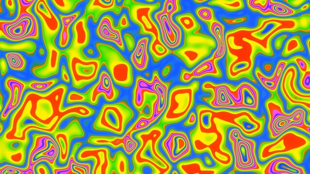 Colorful Thermal Imaging Texture Wave Background